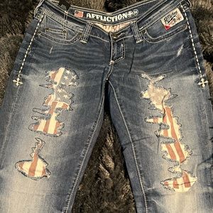 Size 31 Bootcut Affliction jeans